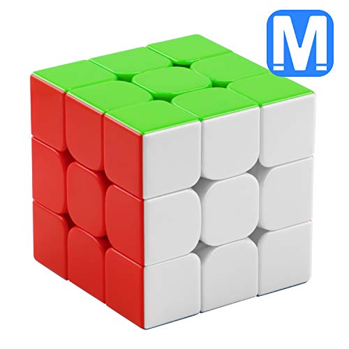 FAVNIC Speed Cube, Magnetic Magic Cube 3X3 Rompecabezas sin Etiqueta Juguetes