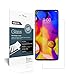Price comparison product image dipos LG V40 ThinQ Screen Protector matte - 2x Flexible Glass 9H Display Protection (1x front + 1x back)