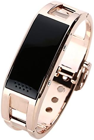 Sport Smart Bracelet Bluetooth Talk Men \u0026 Women Waterproof Android Apple Wristband Metal Student Watch,Gold