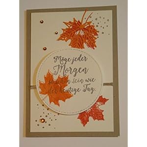 Grußkarte Herbstwunsch (Stampin up)
