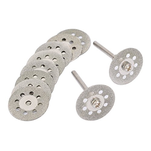 10 tlg Diamant – Trennscheiben gelocht [22mm] für Dremel Proxxon .. - 2