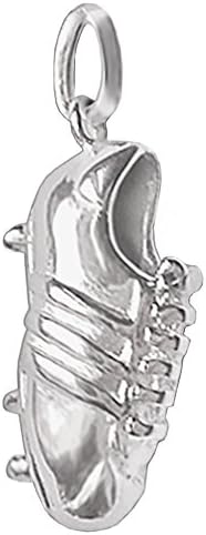 Clever Jewellery Silver Trainer 3D Solid 16 x 7 mm 925 Silver Pendant Without Chain