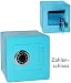 Produktbild Spardose - Tresor Schrank - " türkis blau " - mit Zahlenschloss / Kombinationsschloss - aus Metall - stabile Sparbüchse für die Reisekasse - Geldtresor / Geldsafe - Metalltresor - Zahlencode / Code - Zahlensafe - Geheimcode - Schloß - Safe Tresorschrank Geld Sparschwein - Geldkassette / Panzerschrank - Zählwerk - Kinderspardose / Erwachsene