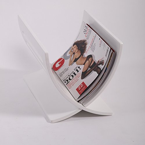 Zeitungsständer News Design Zeitungshalter Weiss zerlegbar - 2