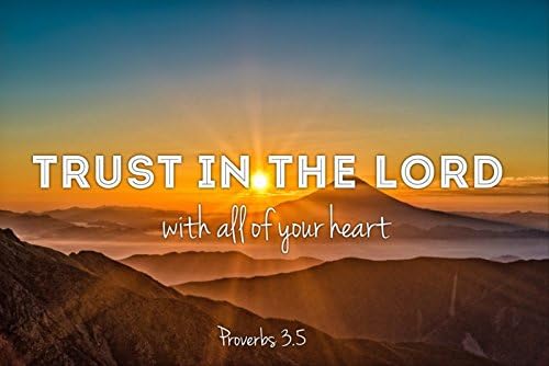 Christian / Bible Verse Quality Canvas Picture Wall Art - Size 26" x 16" x 33mm Deep Ref:232