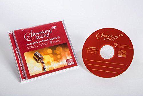 Preisvergleich Produktbild CD-Rohlinge 24k Gold 25-Pack mit Case+Tray