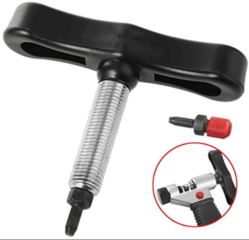 Kettennietdrücker, GOCHANGE Kettenwerkzeug Kettennietentferner,Kettennieter für Fahrrad Ketten Entferner Werkzeug, schwarz - 2