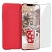 Produktbild JASBON Hülle für iPhone XR, Silikon Handyhülle mit Kostenfreier Schutzfolie Ultra dünn Schutz vor Scratch Schutzhülle Bumper Case Cover für iPhone XR (6,1 Zoll) Rot