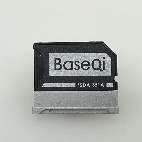BASEQI Aluminum MicroSD Adapter for Microsoft Surface Book & Surface Book 2 (Surface Book 2 15" (model-351A))