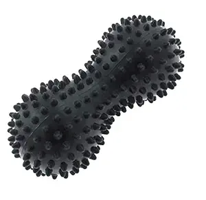 IRIS Spiky Massage Ball Roller - Perfect for Plantar Fasciitis, Trigger Point, Deep Tissue, Myofascial Release - Designed to Relieve Stress and Relax Tight Muscles, Size: 15 cm x 7 cm (1 Pc)