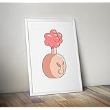 Rick und morty inspiriertes Plakat, plumbus drucken A4 8,3 x 11,7 Zoll