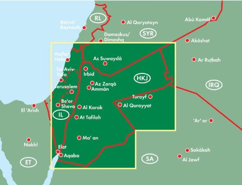 Livres Couvertures de Jordanie : 1/700 000