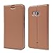 Produktbild Nadakin HTC U11 Business Slim Ledertasche Kickstand Smart Flip Folio Cover mit Kreditkarten Slot Magnetic Voltage Shock Absorbing(Roségold)