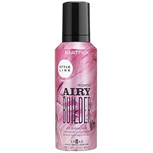 Matrix Professional Salon Style Link Mineral Airy Hair Builder Dry Texture Foam 176ml -