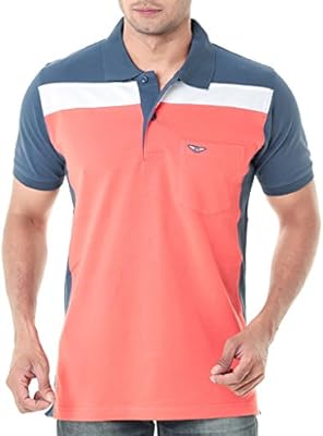 Wexford Men's Cotton Polo Neck Half Sleeve Casual T-Shirt