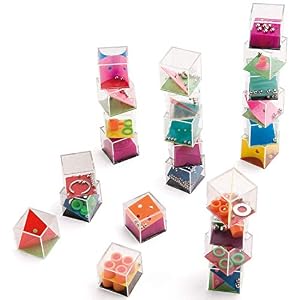 MIRVEN Lote de 24 Juegos de Habilidad – Juegos de Habilidad para niños, Adultos, Baratos y Originales. Puzzle Juegos con Diferentes Niveles/Juego Educativo para Desarrollar Habilidades Motrices
