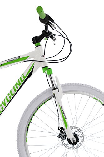 KS Cycling Mountainbike Twentyniner Compound RH 51 cm KS Cycling Fahrrad, Weiß-Grün, 29 - 8