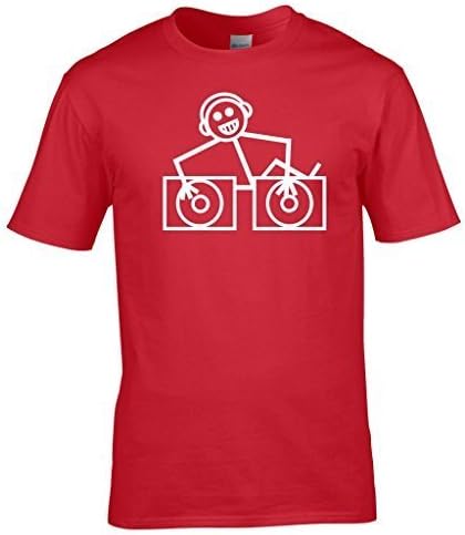 Naughtees clothing - Hooj large red standard fit T-shirt