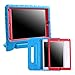 Price comparison product image HDE iPad Mini 1 2 3 Bumper Case for Kids Shockproof Hard Cover Handle Stand with Built in Screen Protector for Apple iPad Mini 1st 2nd 3rd Generation (Blue Red)