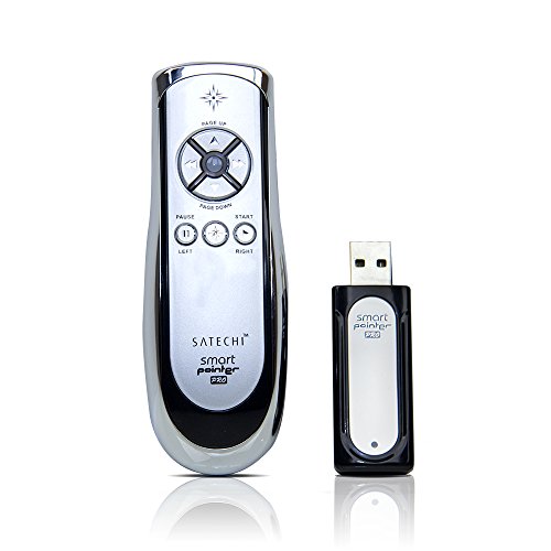 SATECHI SP400  smartpo Inter 2 4  GHz RF       Presentador inal  mbrico con funci  n de rat  n para Mac y PC  Plata 