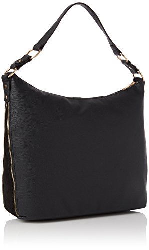 New Look Women's Ali Hobo Top-Handle Bag Black (Black)