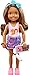 Produktbild Barbie Original Mattel Chelsea (DYX04 Camping Fun Chelsea brünett, mit Marshmallo am Stock und Haarreif)