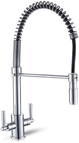 Contemporary One Hole Brass Monobloc Single Lever Pull Out Chrome Mixer Kitchen Sink Taps Pull Down Hot Cold Mixer Kitchen Mixer Faucets