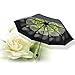 Produktbild WEI Gardenia Sun Regenschirm Sun Regenschirm Sunscreen Anti - Uv weibliche Regen Dual - Verwenden Sie Regenschirm Black Plastic Umbrella Three Fold