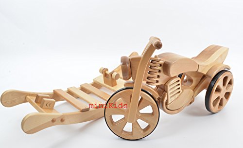 Schaukelmotorrad Schaukelpferd Holzspielzeug SPEED von ALANEL - 4