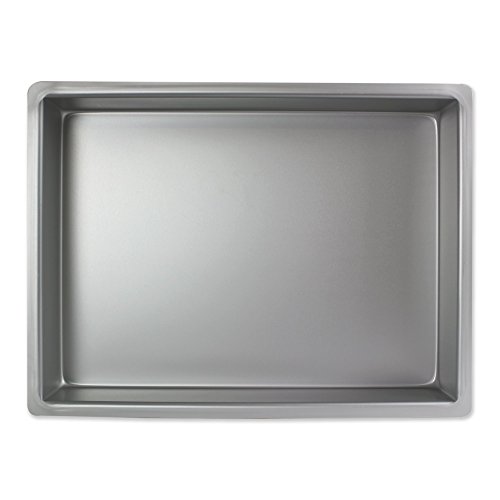 OBL09123 Aluminium Oblong Cake Pan 9 x 12 x 3-Inch Deep Silver