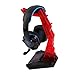 Produktbild Universal Gaming Gamer Kopfhörer Headset Kleiderbügel Halterung Rack Ständer (Farbe: rot)