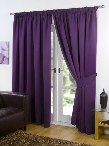 Viceroybedding Pair of PLUM PURPLE 66