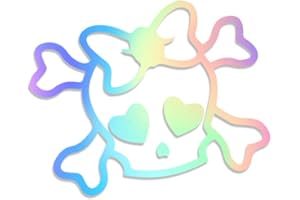 Decus Dziewczęca czaszka L 0313 (olej slick) // Naklejka OEM JDM Style Vinyl Transfer