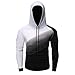Produktbild Kapuzenpullover Herren Casual Pullover für Herren, Holeider Basic Hoodie für Männer Langarm Slim Fit Kapuzen-Sweatshirt Steigungsnaht Streetwear Kapuzensweater Herbst Winter