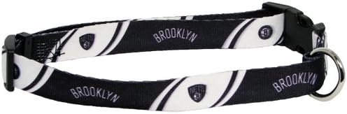 Hunter Mfg NBA Brooklyn Nets Adjustable Pet Collar, Team Color, Medium