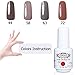 Perfect Summer Brand 4PCS Gel Nail Polish Kits Soak Off UV LED Colour Varnish Manicure Nail Salon Set 8ml #25