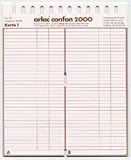 Ean: 4006221830002 arlac 0830 Ersatzregister und Zwischenblattgarnituren Confon 2000