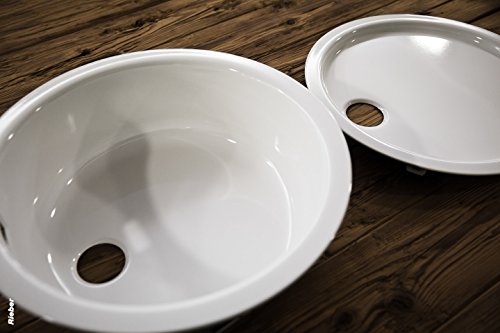 Rieber emailliert Küchenspüle Set E 39, weiß, 72014003 - 3