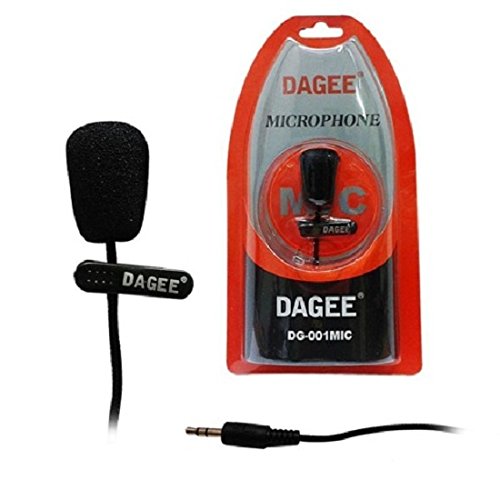 DAGEE MINI MICRÓFONO DE SOLAPA JACK 3.5mm PC MOVIL SKYPE VÍDEO