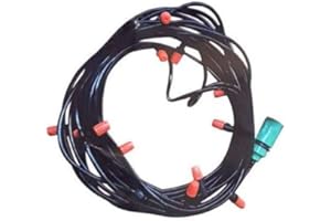 MadPrice Kit NEBULIZZATORE AD Acqua NEBULIZZAZIONE Gazebo OMBRELLONE Giardino RINFRESCA 10m