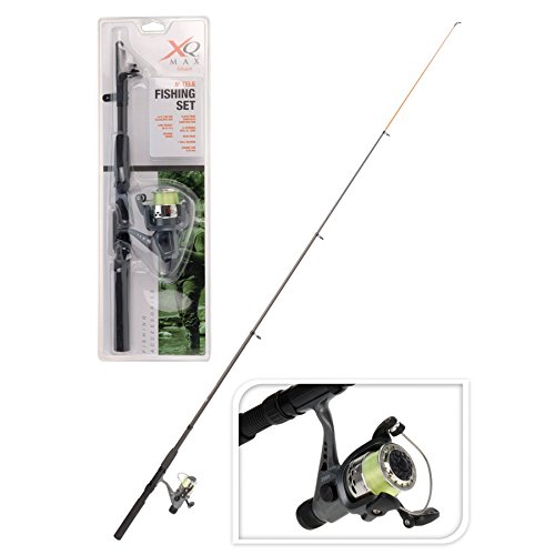 Preisvergleich Produktbild Angelrute Teleskop 1,8m Fadenspule Set Teleskoprute Angelrute Angelset