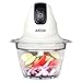 Produktbild Aicok Zerkleinerer Elektrisch, Multizerkleinerer, Universalzerkleinerer, Obst und Gemüse Zerkleinerer, mit 4 Edelstahl Messer, 300 Watt, 1 L, Weiß