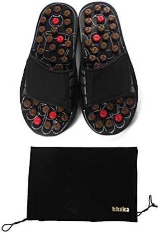 KKIKA Rotating Accupressure Foot Slippers for Men (6-8)/ Women (8-10)