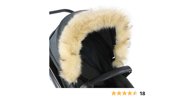 fur for pram hood silver cross