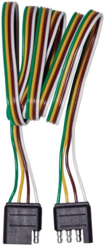 Maasdam MPT203 Trailer Wiring Kit with 4 Way Flat 60-Inch Connector for Vehicle and Trailer End