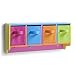 Produktbild Zeller 13466 Kinder-Wandgarderobe "Color", MDF / Vlies 61 x 16 x 28