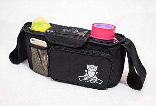 Universal Stroller Organiser by BabyZone - for Buggies,Prams,Pushchairs-Best Storage Bag