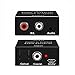 Price comparison product image Digital Coax and Optical Toslink to Analog Audio Converter work for Le TV ,PS3, PS4, Xbox, Blu-ray Player, HD DVD, Apple TV,Home Cinema Systems, AV Amps, Etc (Black)