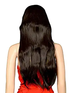 BIGWAVE full head hair Wig Natural Brown color for Women girls