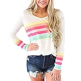 ☀mujer camiseta manga larga empalme blusa tops elástico camisas blusas suelto verano moda chicas impresión encantador camisa suave cómodo y transpirable mujeres la atractivas del c solido gasa floja con cremallera cuello en para escote drapeado hombros fruncidos pantalon plus ajustado estilo cropped conjuntos cierre novedades crops tejido los otoño invierno ropa de encaje v casual vestido volante orion man conjunto venden delta lazo classic niñas